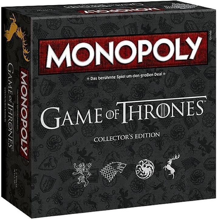 Actual product image Hasbro Monopoly Games of Thrones (German)
