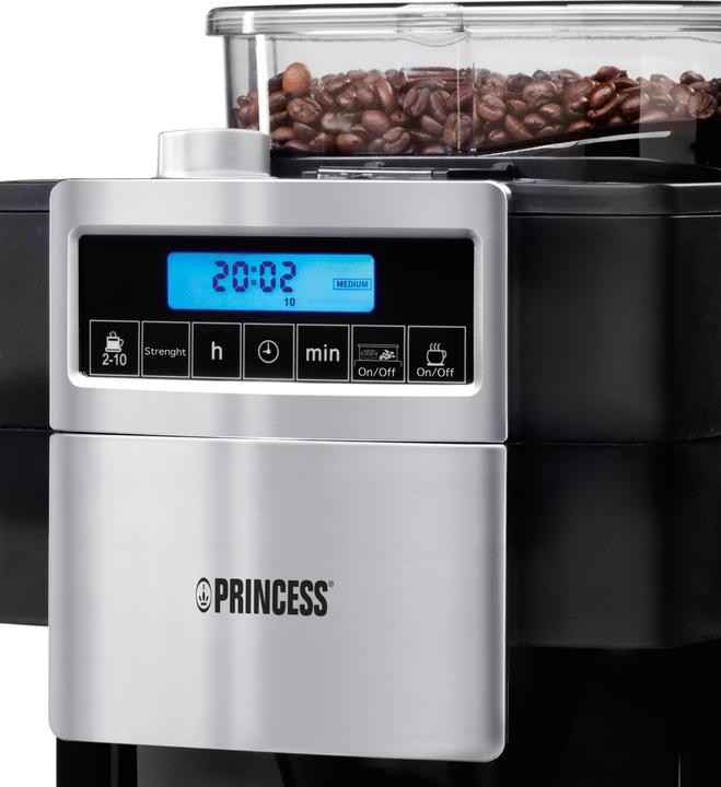 Actual product image Princess 249402 Coffee maker Grind and Brew DeLuxe - Filter coffee maker - 1,25 l - Gema...