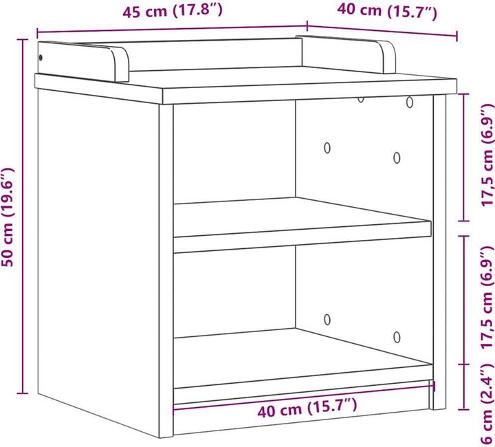 Image du produit vidaXL Flurbank (45 cm)
