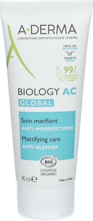 Immagine prodotto A-Derma BIOLOGIA Crema globale AC Crema per pelle impura (40 ml, Crema da giorno)