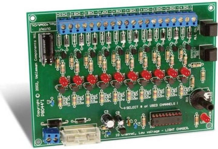Actual product image Whadda 10 Channel 12 VDC Light Effect Generator