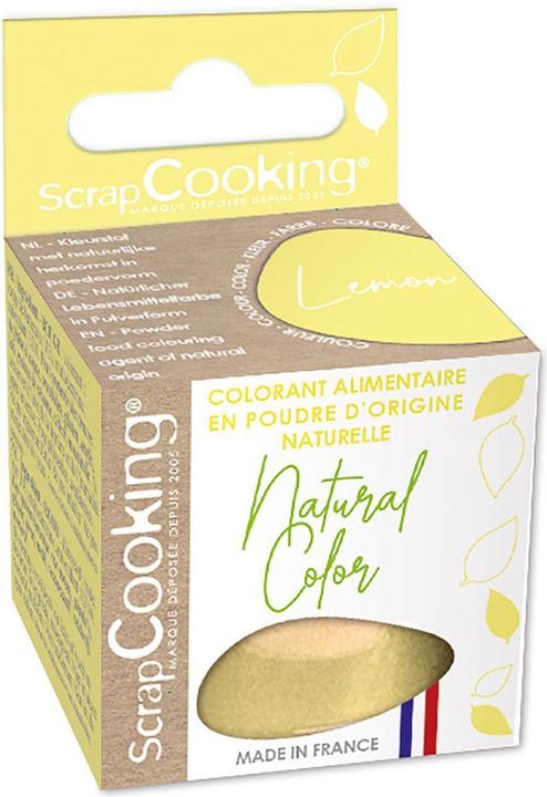 Image du produit ScrapCooking Colorant naturel jaune citron, 10g