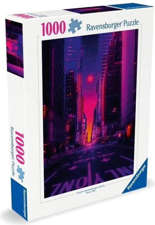 Actual product image Ravensburger Puzzle 12001436 - New York in Neon - 1000 piece puzzle for adults and children from 14 (1000 pieces)