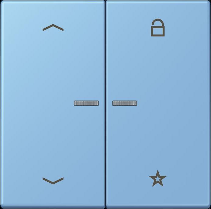 Produktbild JUNG eNet Taster Universal 1f.