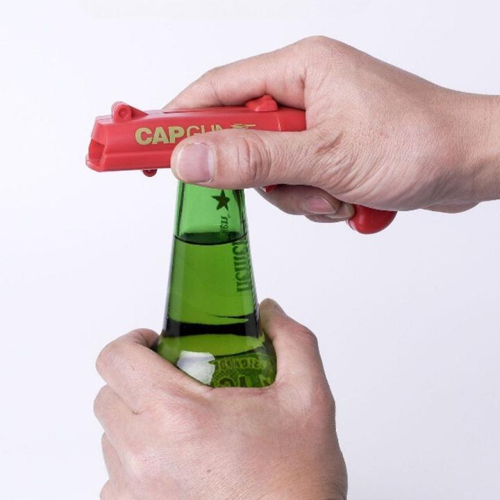 Actual product image Hermex Cap gun bottle opener with crown cork spinner Cap lifter Beer bottle opener (Bottle opener)