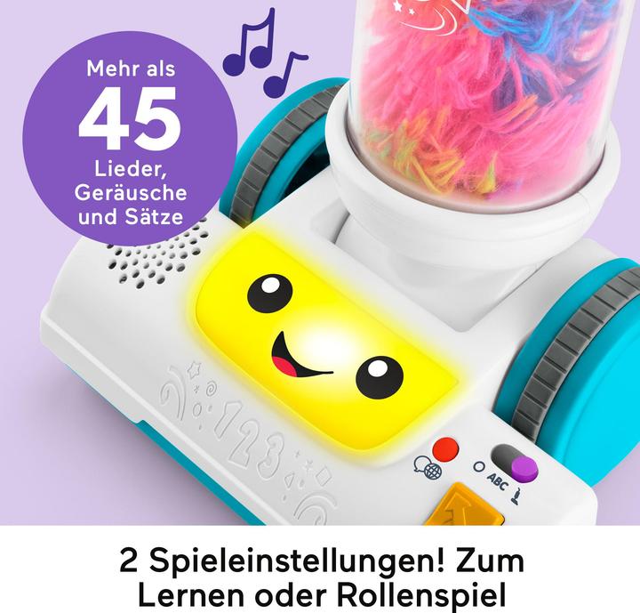 Produktbild Mattel Fisher-Price Lernspass Staubsauger (D, F, E, I, DU)