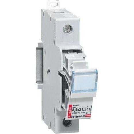 Legrand Modular Fuse Carrier 8.5mm x 31.5mm 1 Pole 400V AC, Pulsante + Interruttore, Multicolore