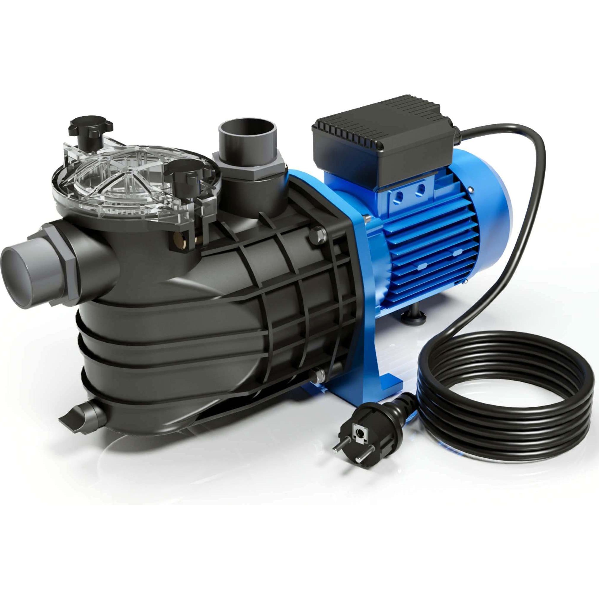 Wiltec, Pool Zubehör, Pool Pumpe 26400 l/h 2200 W Schwimmbadpumpe Filterpumpe Umwälzpumpe Pool