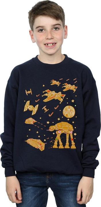 Actual product image Star Wars Boys Gingerbread Battle Sweatshirt (128)