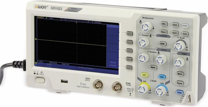 Immagine prodotto Owon Oscilloscopio,, SDS1022, 2 canali 20 Mhz, USB