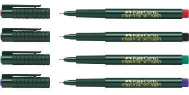 Produktbild Faber-Castell Faserschreiber Finepen 1511 (Schwarz, 1 x)