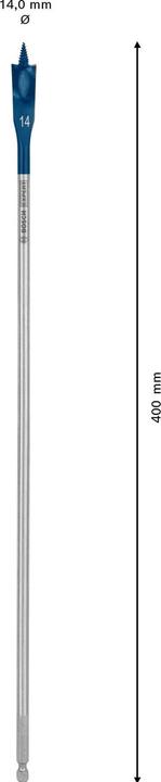 Produktbild Bosch Professional Zubehör EXPERT Self Cut Speed Flachfräsbohrer, 14 x 400 mm (14 mm)