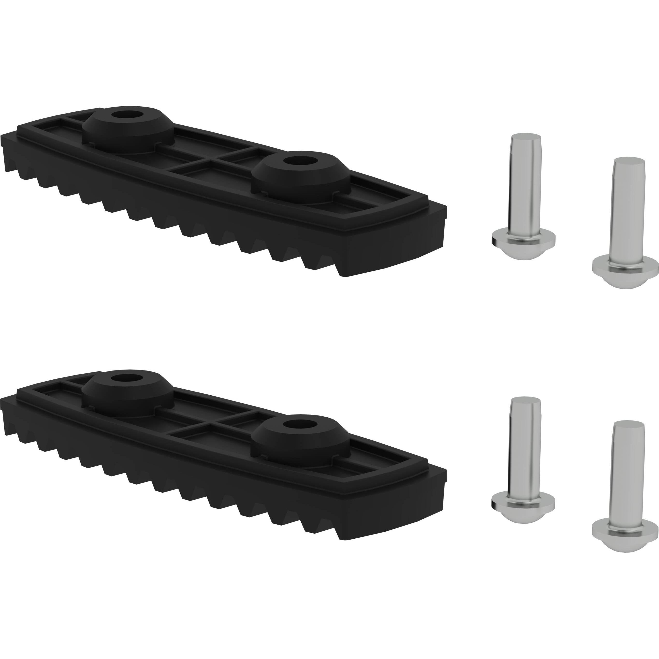Munk, Leiter + Gerüst Zubehör, nivello-Fussplatte elektrisch ableitfähig für Holmhöhe 85/98 mm