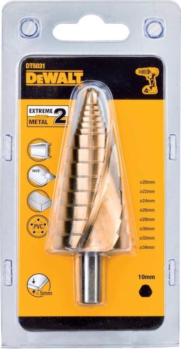 Actual product image DeWalt Step drill 20-34 mm dt5031-qz (20 - 34 mm)