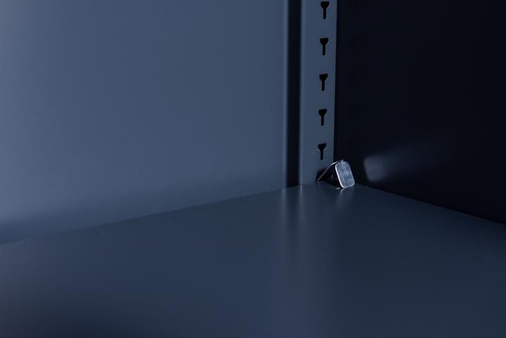 Produktbild Jet-Line Aktenschrank KIEW dunkelgrau-anthrazit knock-down 90x40x90cm (90 x 40 x 90 cm)