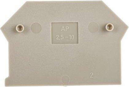 Produktbild RS PRO End Plate for RK/SRK2.5 to RK/SRK10 Beig (Diverse)