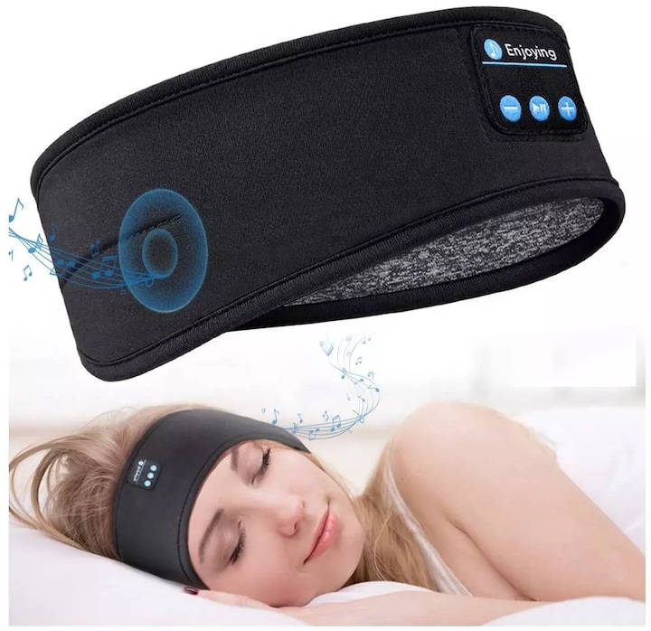 Produktbild Cbx Bluetooth Stirnband mit Kopfhörer, kabellose Schlafkopfhörer Schwarz (10 h)