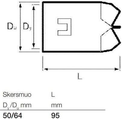 Actual product image Wavin Drainage plug D50 (6.20 cm)