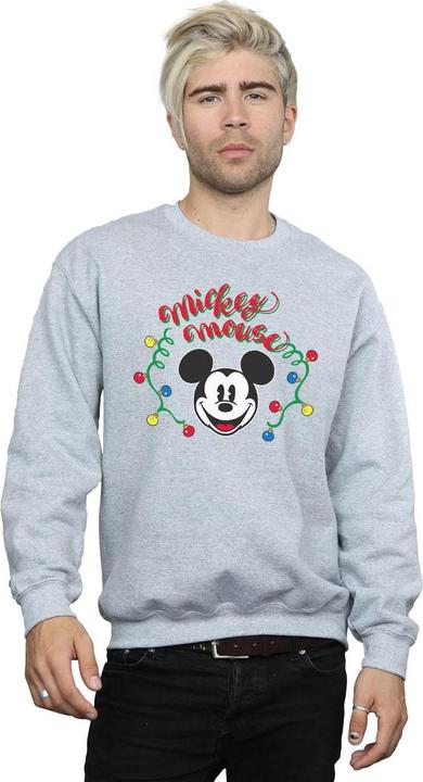 Immagine prodotto Disney Mickey Mouse Christmas Light Bulbs Felpa Uomo (XL)