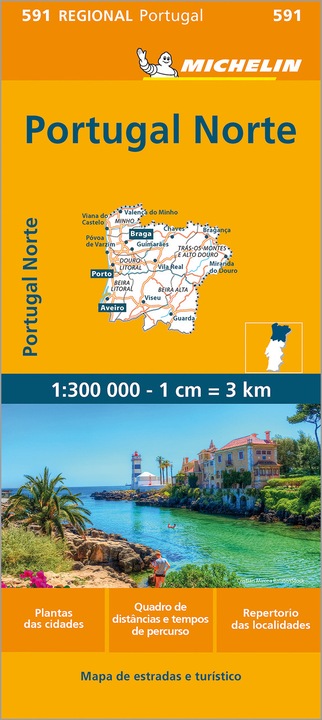 Produktbild Portugal Norte - Michelin Regional Map