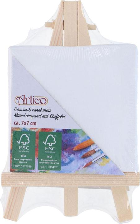 Actual product image Easel with canvas