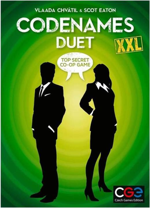 Produktbild Czech games edition CGED0047 - Codenames Duett XXL - Karten-/ Quizspiel, 2 Spieler, ab 11 Jahren (DE-Ausgabe) (Deutsch, 2 - 8 Spieler)