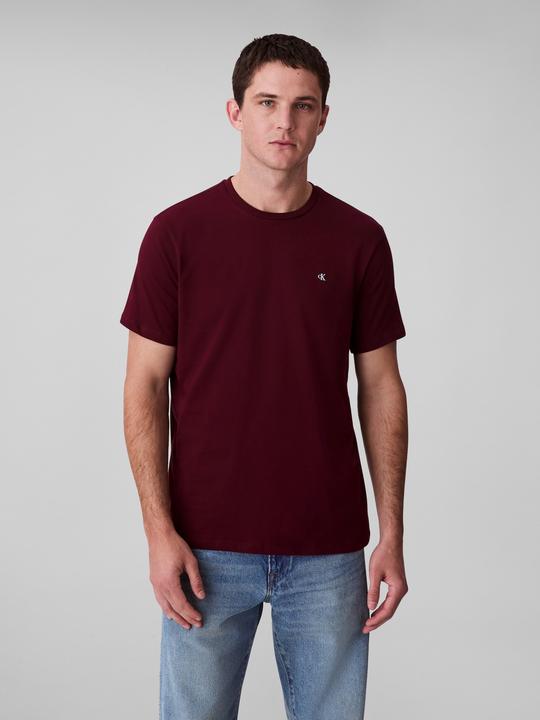 Actual product image Calvin Klein Jeans Ss Smooth Cttn Solid Crewnk Tee (L)
