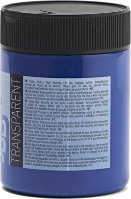 Actual product image Pebeo Studio Acrylics fine acrylic (Phthalocyanine blue, 500 ml)