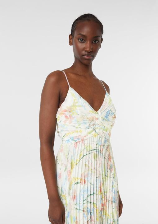 Image du produit Comma Kleid Florales Midikleid mit Rückenausschnitt (46)