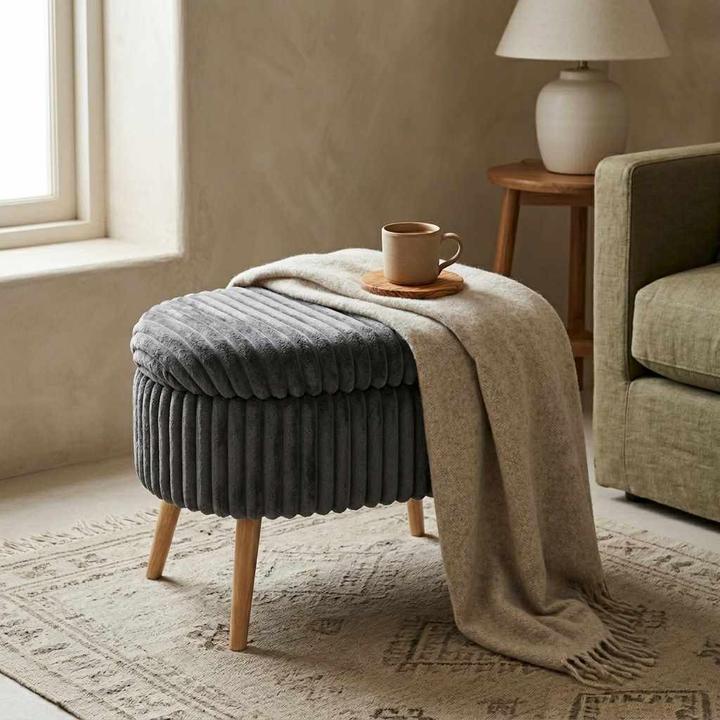 Produktbild Atelier del Sofa Mini Oslo Linen Pouffe