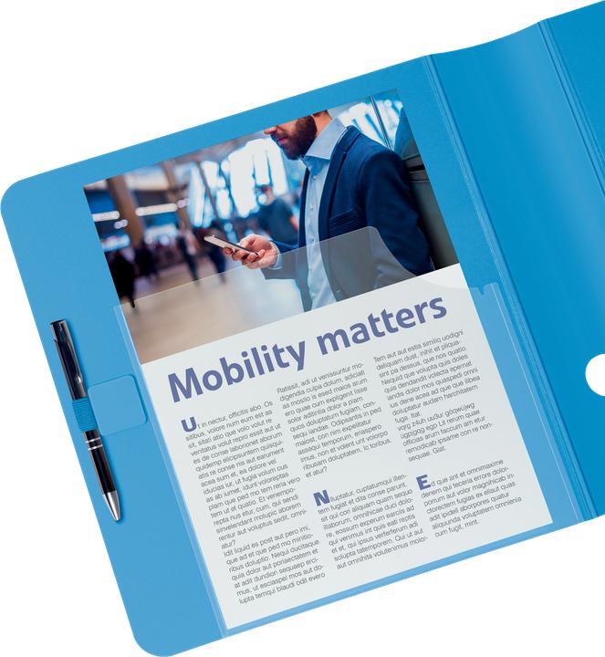 Produktbild Leitz Ordner Active Urban Chic, 180 Grad, 82 mm, hellgrün DIN A4, abgerundeter Rücken, aus Polyfoam (A4, 82 mm, 1 Stk.)