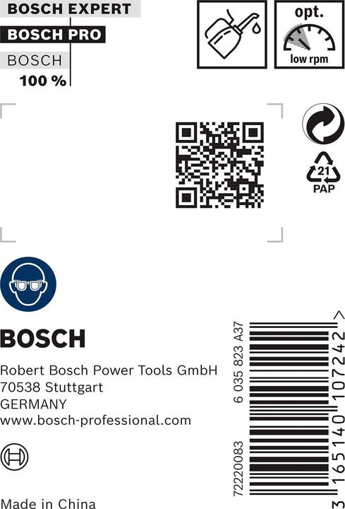 Actual product image Bosch Professional Zubehör PRO Soft Metal HSS countersink, 20.5 x 63 mm, M10 (10 mm)