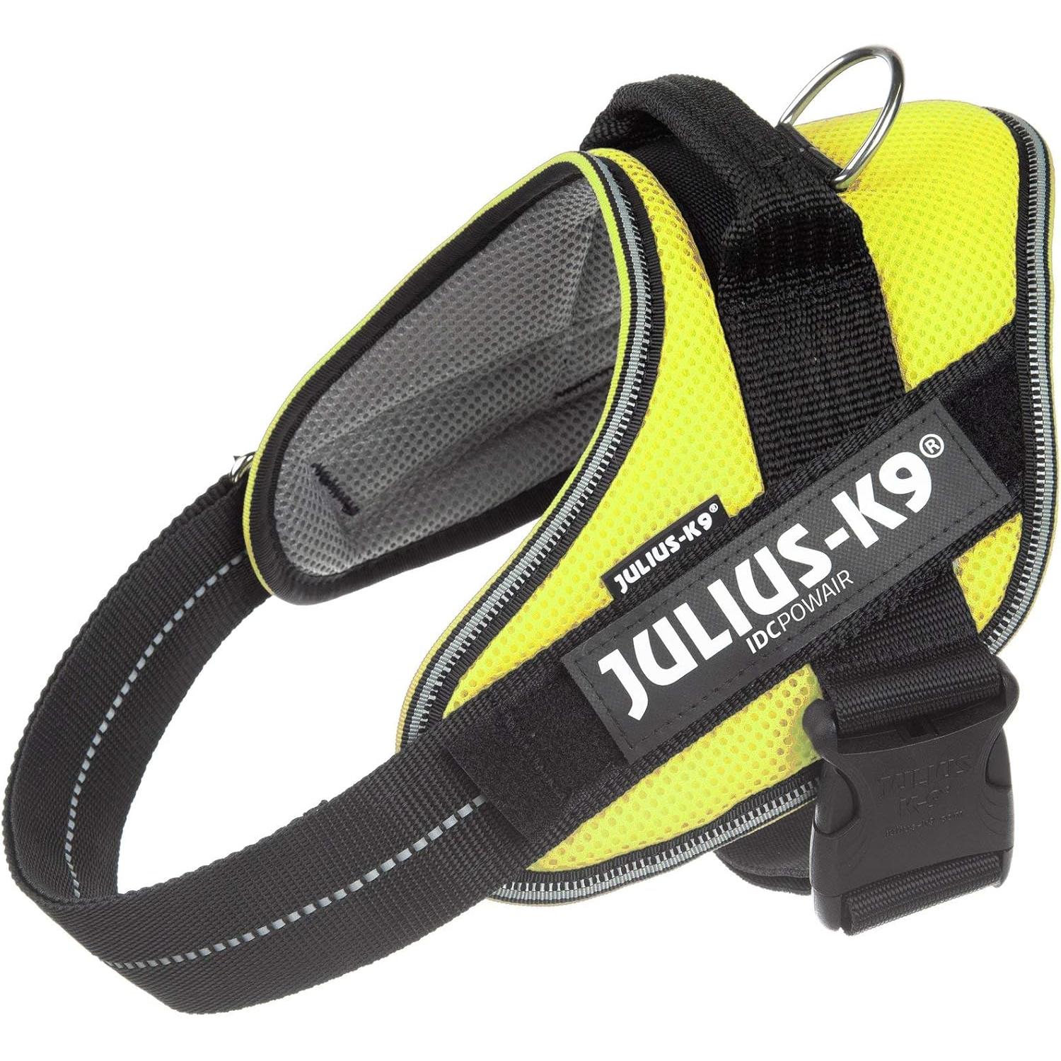 Julius-K9 K9 Idc Powair Geschirr Neon Gr (XL, Hund, Allgemein), Halsband + Leine