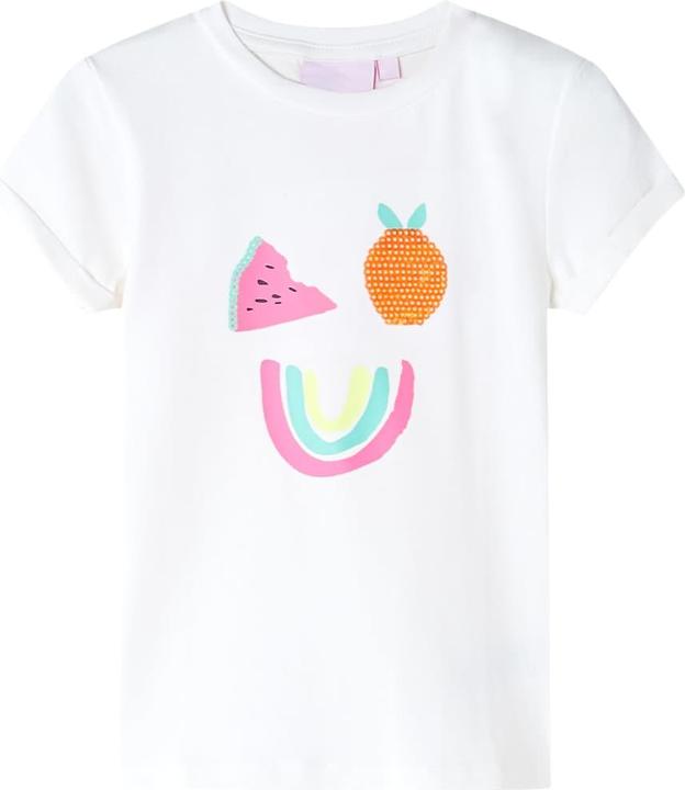 Immagine prodotto VidaXL Maglietta da bambino ecru 128,Materiale: 95 % cotone. 5 (128)