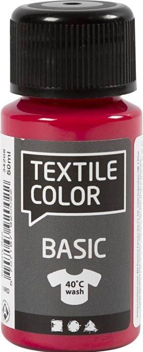 Image du produit Creativ Company Peinture Textile Semi-opaque - Rouge primaire, 50 ml (50 ml)