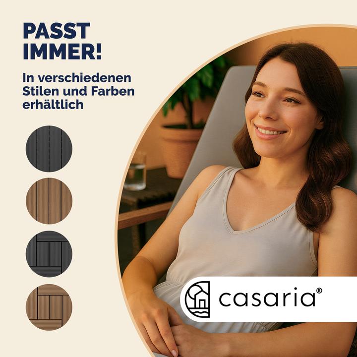 Immagine prodotto Casaria WPC Fliesen (22 x, 30 x 30 cm)