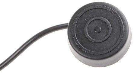 Actual product image Rs Pro IP67 black compact foot switch,30mA