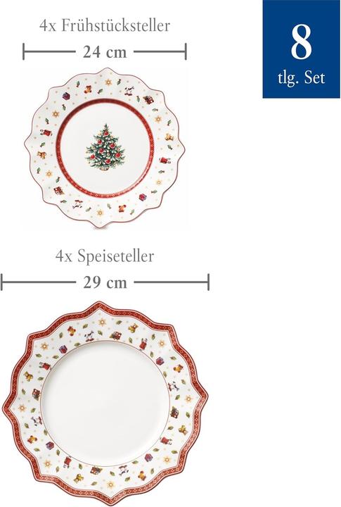 Image du produit Villeroy & Boch Set d'assiettes, 8 pcs. Toy's Delight (8 x)