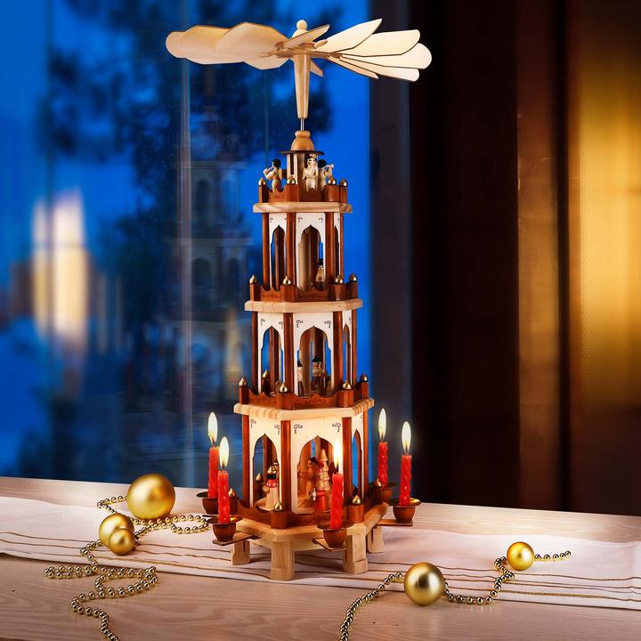 Produktbild Spielwerk Weihnachtspyramide