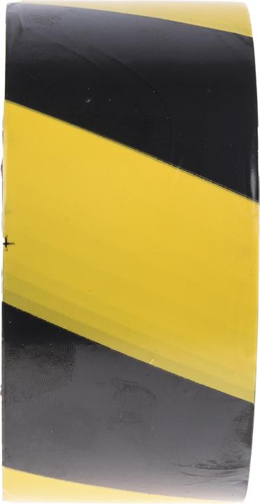 Produktbild RS PRO Trassierband Schwarz, Gelb Typ Bodenmarkierungsband, 50mm x 100m (50 mm)