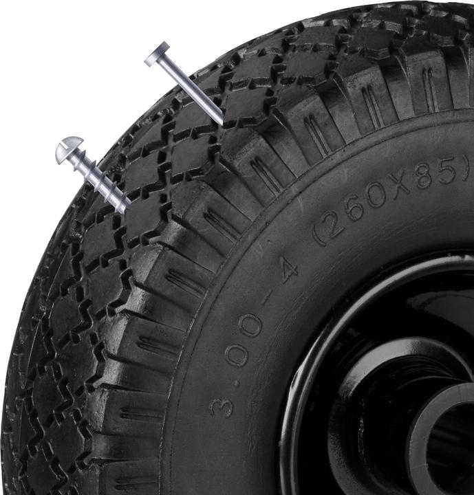 Actual product image Relaxdays Solid Rubber Hand Truck Tyre Set of 2
