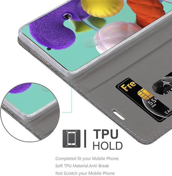 Produktbild Cadorabo Book Jeans Optik Cover (Samsung Galaxy A51 5G)