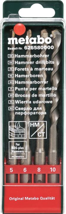 Actual product image Metabo SP drill set (10 mm, 5 mm, 6 mm, 8 mm)