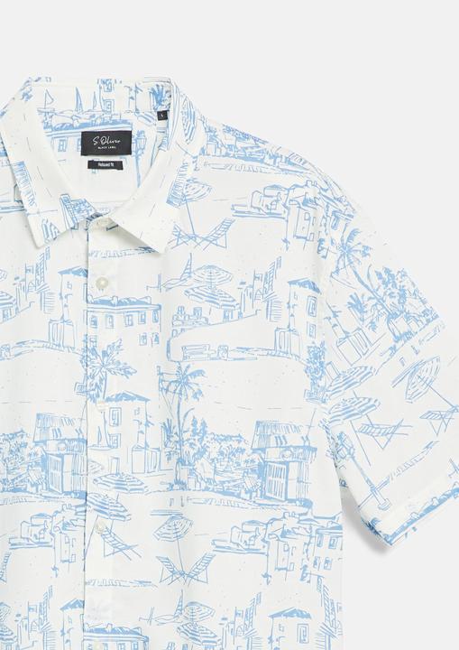 Produktbild s.Oliver Regular Fit: Strukturiertes Baumwollhemd (XXL)