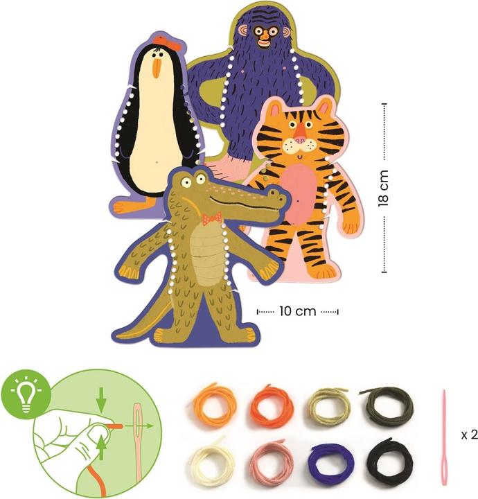 Actual product image Djeco Erstes Weben Tierpullover