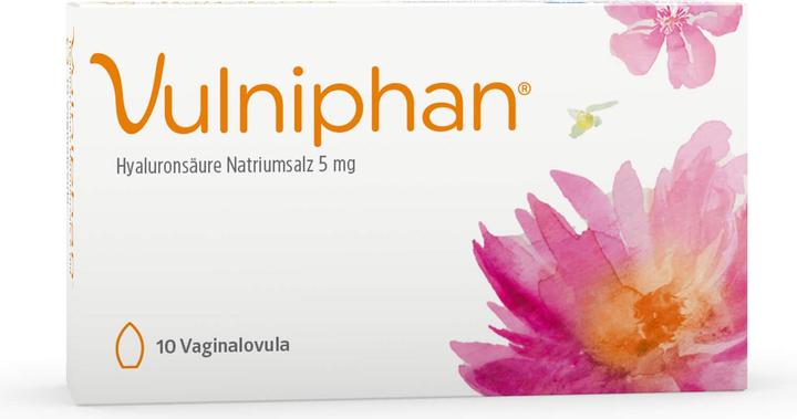 Produktbild Vulniphan Vaginalovula bei Atrophie und Dystrophie der Vaginalschleimhaut, 10 St. Zäpfchen (Intimwaschlotion)