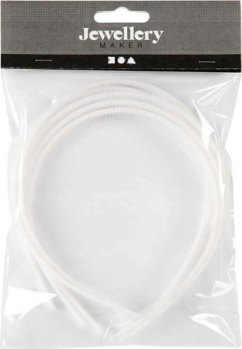 Actual product image Creativ Company Hair bands white, 5 pcs.