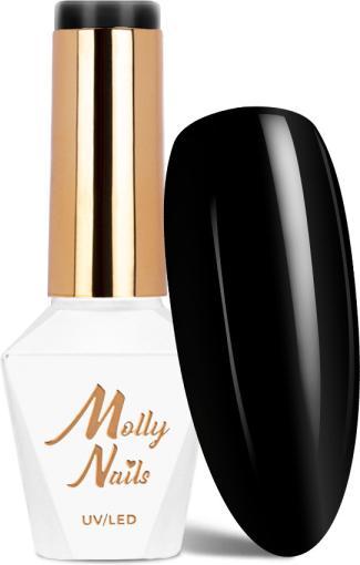 Actual product image Molly Nails Gellack Heartbreaker Black UV/LED (UV gel varnish)