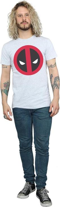 Actual product image Mens Deadpool Large Clean Logo T-Shirt (S)