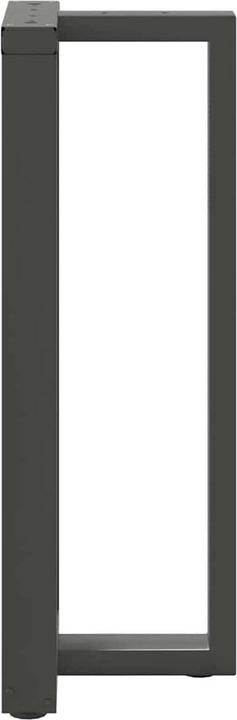 Produktbild vidaXL Bartischbeine T-Form 2 Stk. Anthrazit 50x35x(101-102) cm Stahl